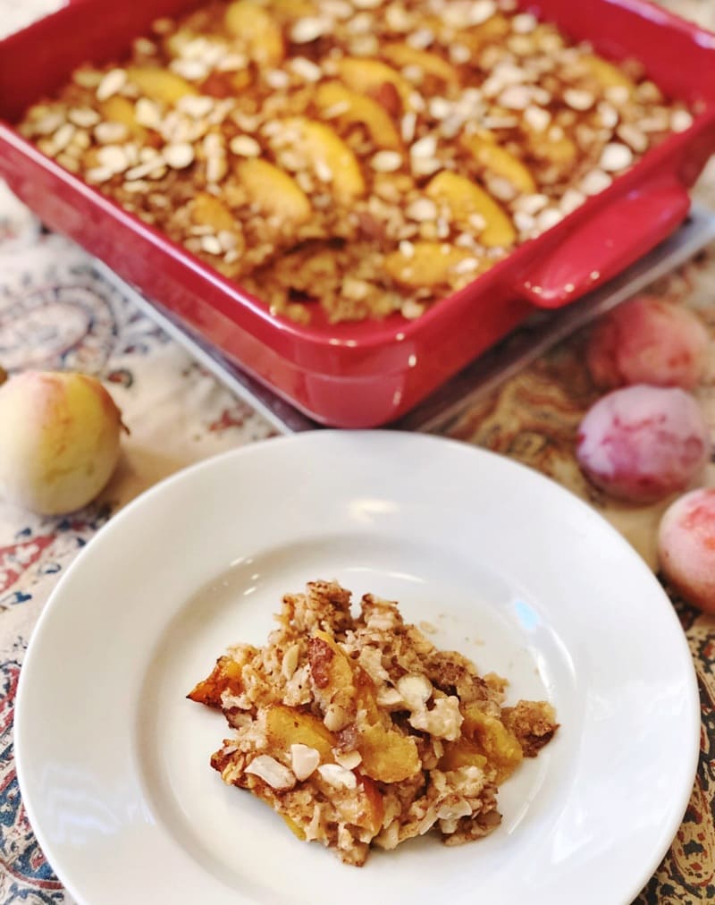 overnight plum oatmeal