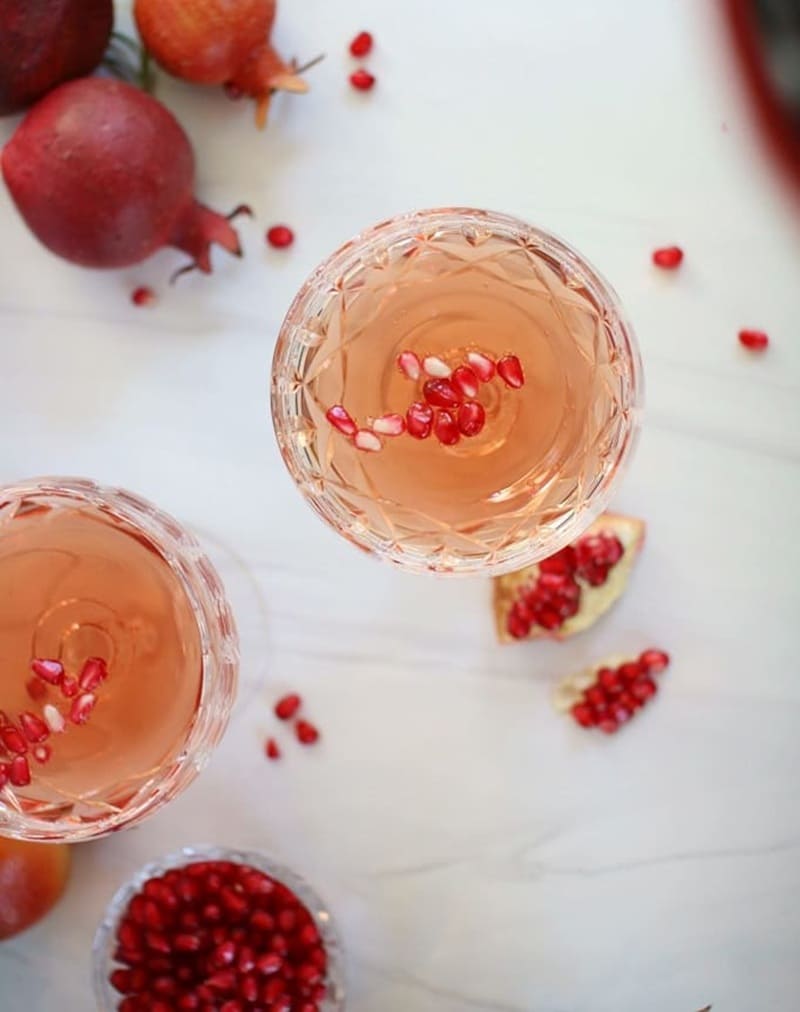 Sparkling Pomegranate Mocktail