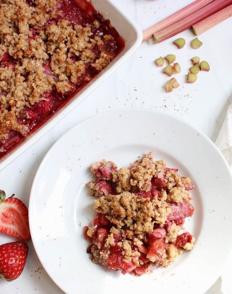 Strawberry Rhubarb crisp