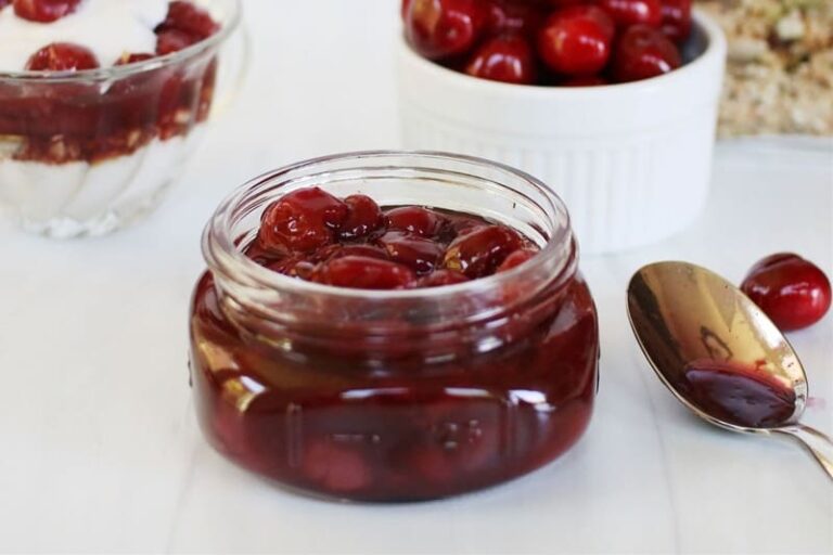 Cherry compote