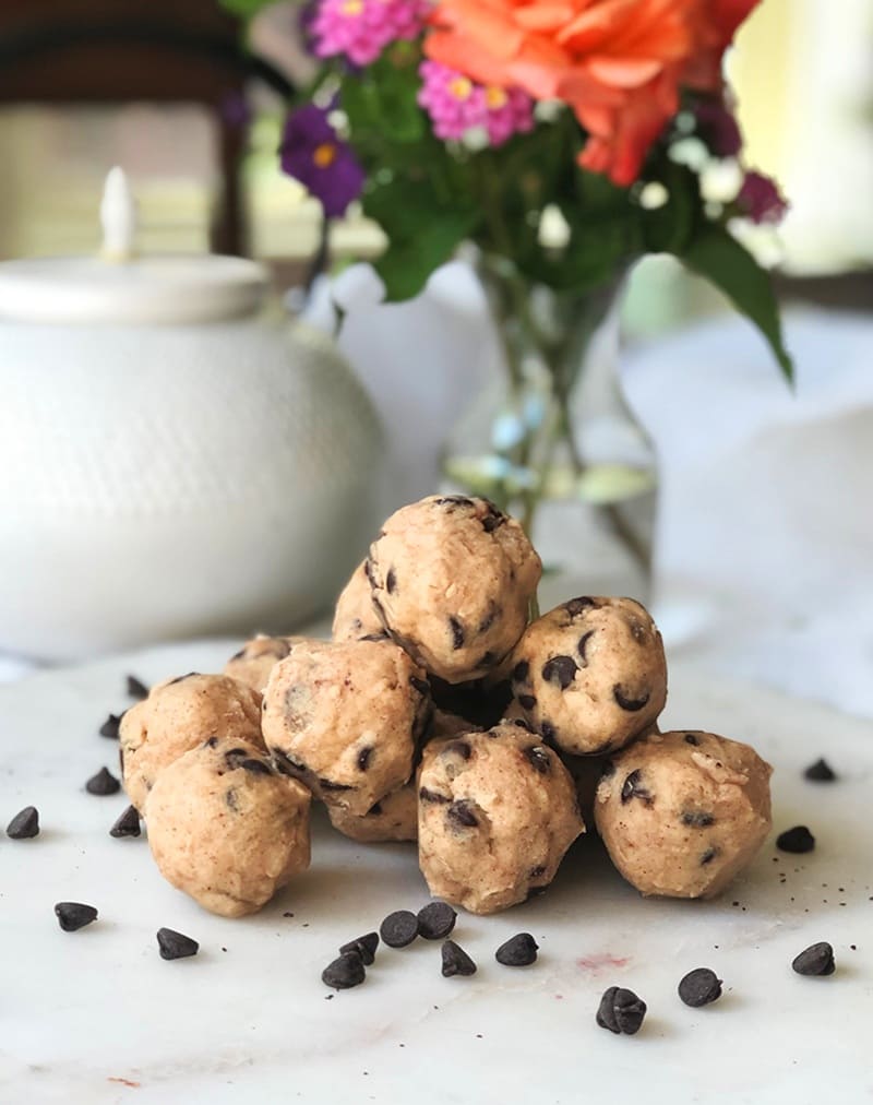 Chocolate Chip Cookie Dough Fat Bombs